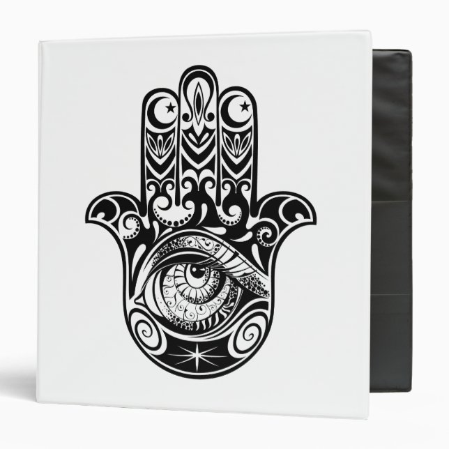 Hamsa Hand Zendoodle Binder (Front/Inside)