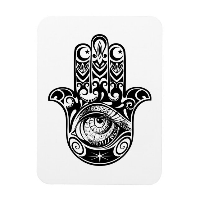 Hamsa Hand Zendoodle Magnet (Vertical)