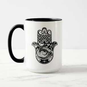 Hamsa Hand Zendoodle Mug