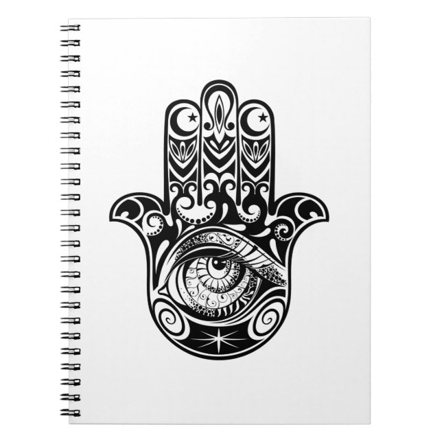Hamsa Hand Zendoodle Notebook (Front)