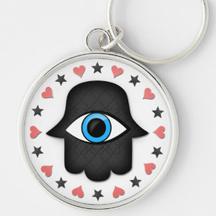hamsa khamsa Eye in hand of the goddess Keychain