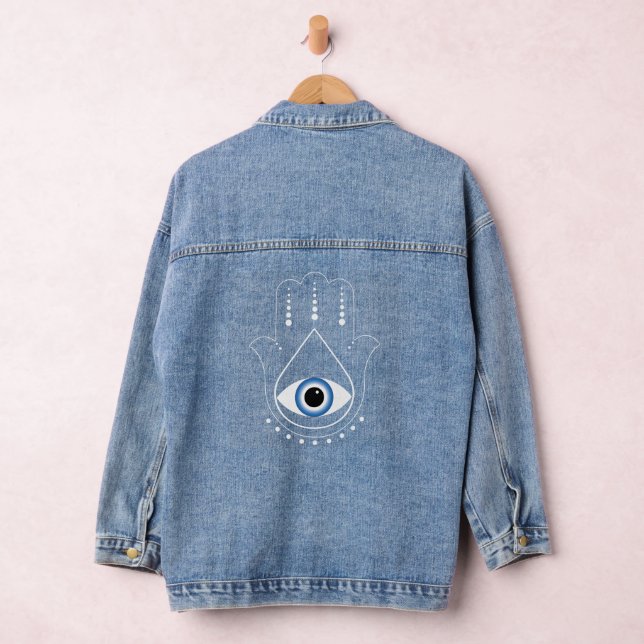 Hamsa main Grec mal Oeil bleu (Hangar)