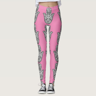 Hamsa Pink Leggings