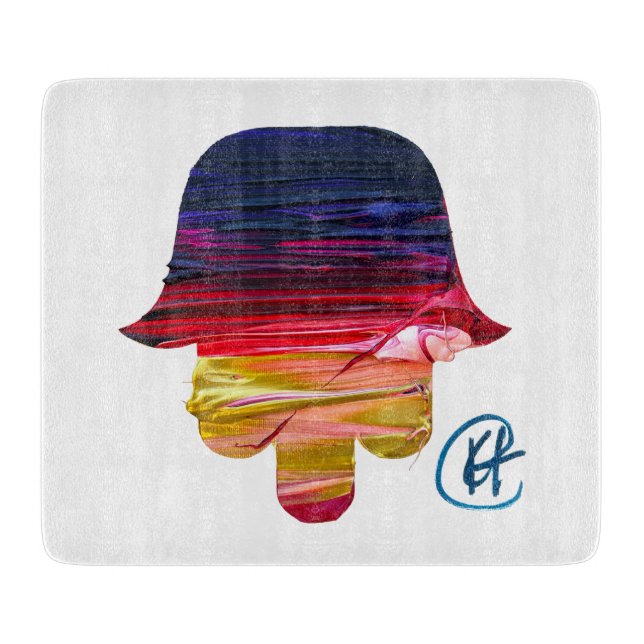 Hamsa Studio Art Cutting Board (Front)
