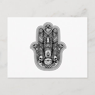 Hamsa The Hand of the Goddess Postcard
