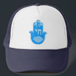 Hamsa Trucker Hat<br><div class="desc">Customize it with your own design,  or any of ours.</div>