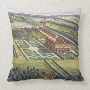 Hamstead Marshall in the county of Berkshire engra Throw Pillow