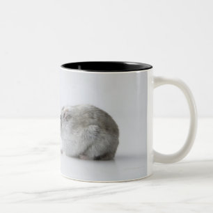 Hamster and Computer mouse Two-Tone Coffee Mug