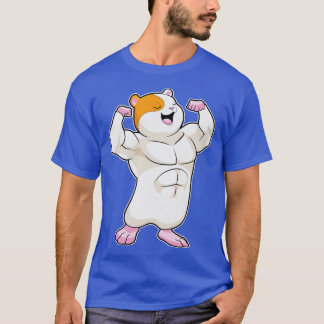 Hamster as Bodybuilder with big Muscles T-Shirt