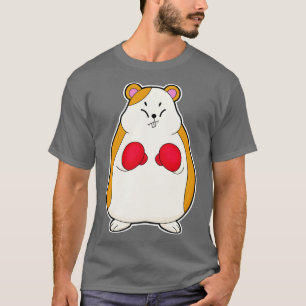 Hamster As Boxer With Boxing Gloves  T-Shirt