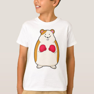 Hamster as Boxer with Boxing gloves T-Shirt
