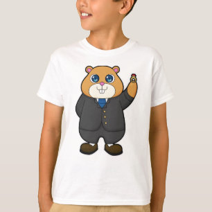 Hamster as Groom with Wedding ring T-Shirt