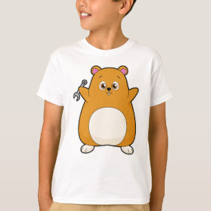 Hamster as Mechanic with Wrench T-Shirt