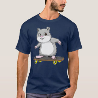 Hamster as Skater with Skateboard 1 T-Shirt