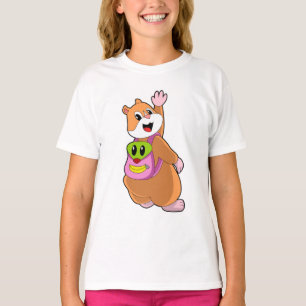 Hamster as Student with Backpack.PNG T-Shirt