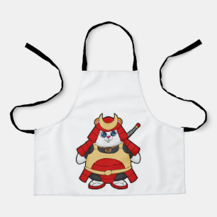 Hamster as Warrior with Armor Apron