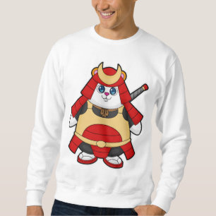 Hamster as Warrior with Armour Sweatshirt