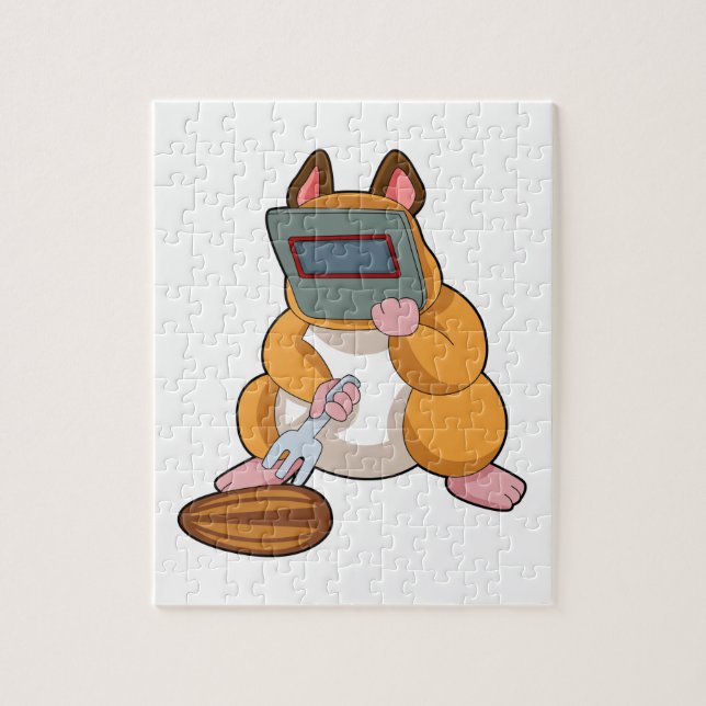 Hamster as Welder.PNG Jigsaw Puzzle (Vertical)