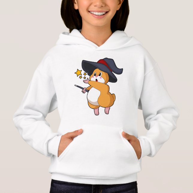 Hamster as Wizard with Magic wand (Front)