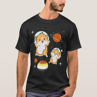 Hamster Astronaut Gay Bear Pride T-Shirt
