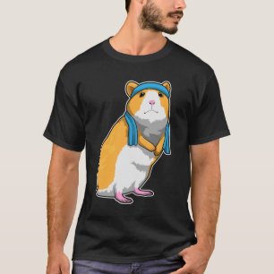 Hamster at Fitness with Towel T-Shirt