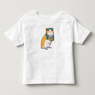 Hamster at Fitness with Towel Toddler T-shirt