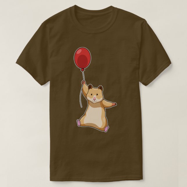 Hamster Balloon T-Shirt (Design Front)