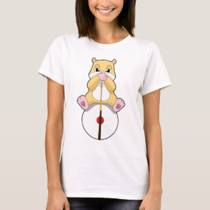 Hamster Billiards Cue Sports T-Shirt