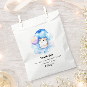 Hamster Birthday Favour Bag