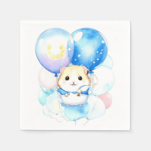Hamster Birthday Napkin