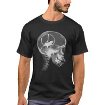 Hamster Brain Funny X Ray Skull T-Shirt