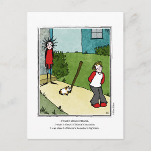 HAMSTER cartoon by Ellen Elliott Postcard