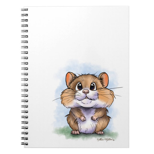 Hamster Cartoon Notebook (Front)