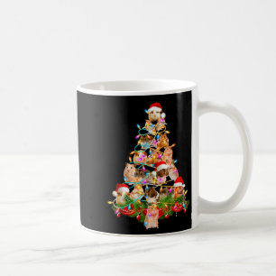 Hamster Christmas Tree Led Funny Hamster Snow Chir Coffee Mug