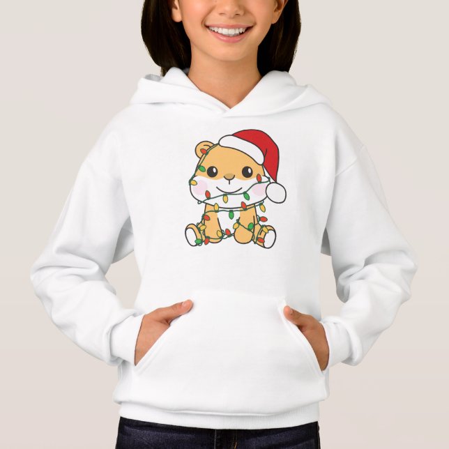 Hamster Christmas Winter Animals Holiday Hamsters (Front)
