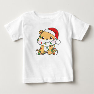 Hamster Christmas Winter Animals Holiday Hamsters Baby T-Shirt