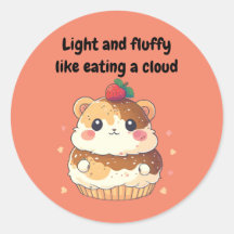Hamster Cream Puff - Light and Fluffy