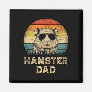 Hamster Dad Hamster Lovers Daddy Father's Day Magnet