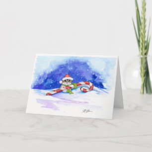 Hamster de Joyeux Noël par la carte de BiHrLe