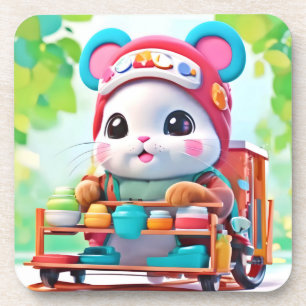 Hamster Delivery Hero Coaster