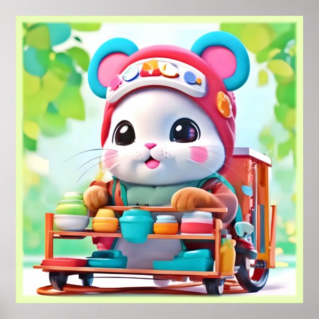 Hamster Delivery Hero Poster (Front)