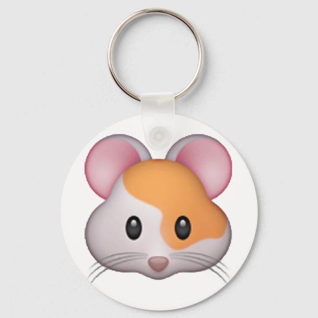 Hamster - Emoji Keychain (Front)
