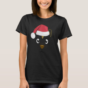 Hamster Face Animal Big Cute Face Costume Christma T-Shirt