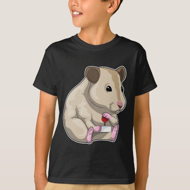 Hamster Gamer Controller T-Shirt (Front)