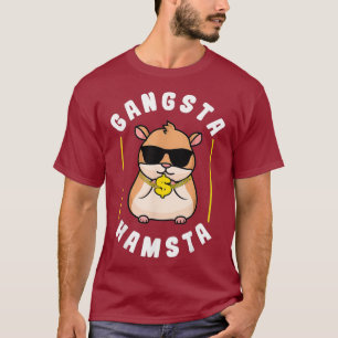 Hamster Gangsta Hamsta Sunglasses T-Shirt