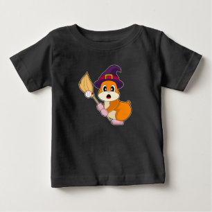 Hamster Halloween Baseball Baby T-Shirt