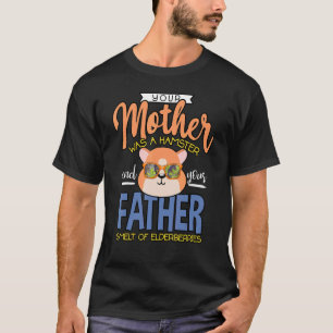 Hamster Hammy Dad Quote Prickly Pig Rodent  1 T-Shirt