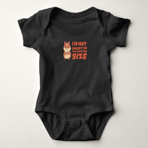Hamster - I'm Not Short I'm Just Hamster Size Baby Bodysuit