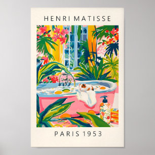 Hamster In Bathtub Art Print, Maximalist Art Print