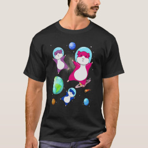 Hamster In Space Bisexual Flag Bisexuality Pride M T-Shirt